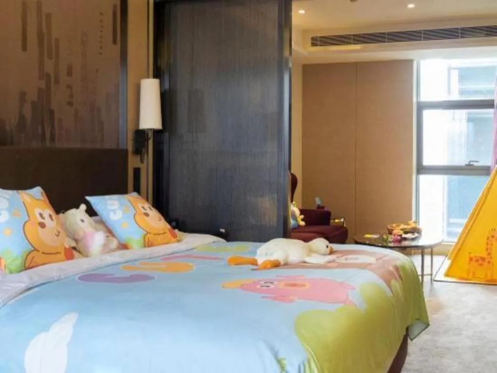 Bed in Shijiazhuang Ximeijin Continental Hotel