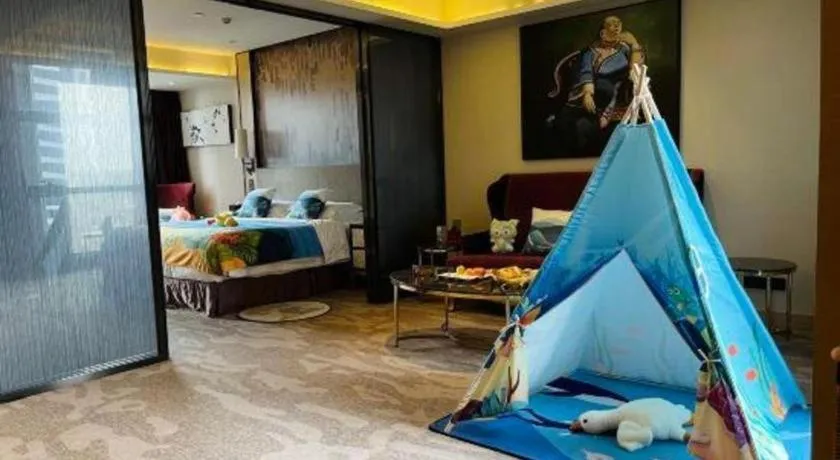 Bed in Shijiazhuang Ximeijin Continental Hotel