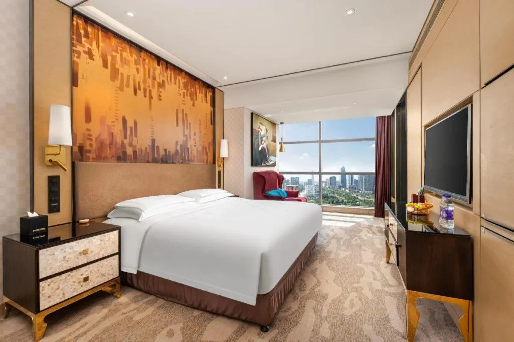 Bed in Shijiazhuang Ximeijin Continental Hotel