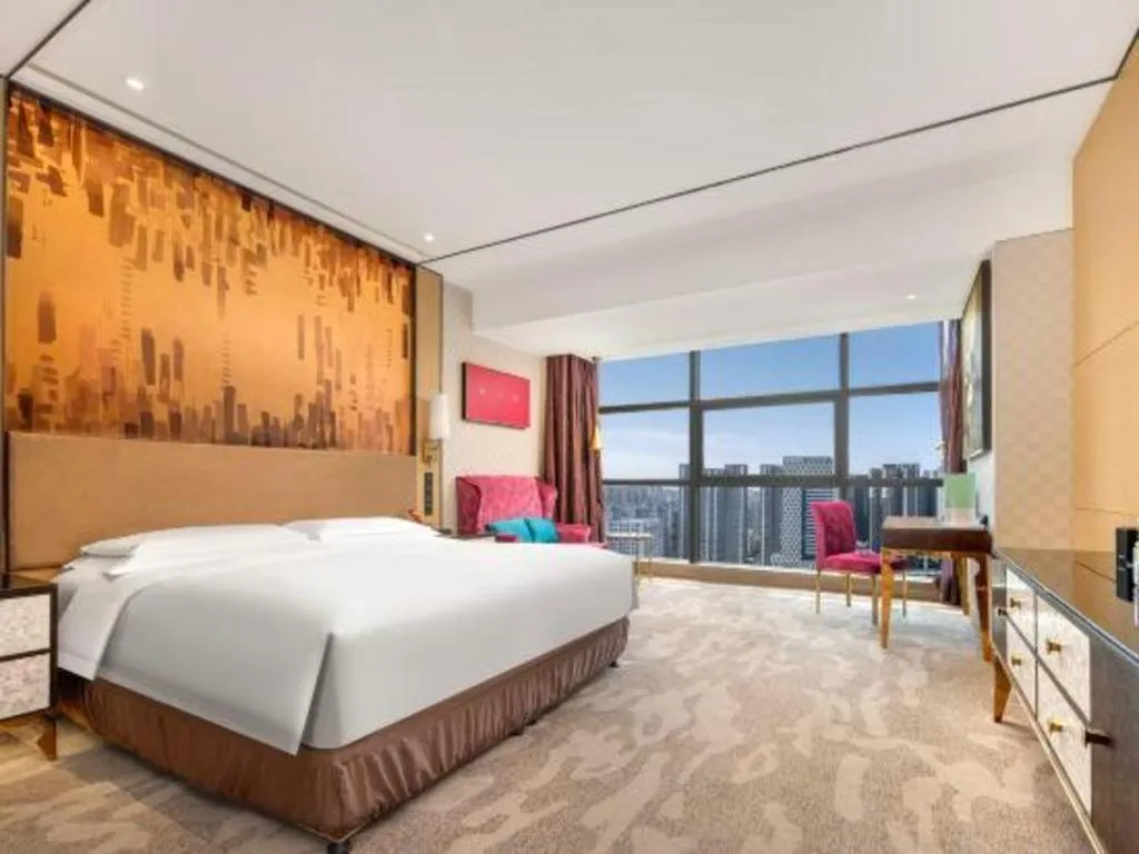 Bed in Shijiazhuang Ximeijin Continental Hotel