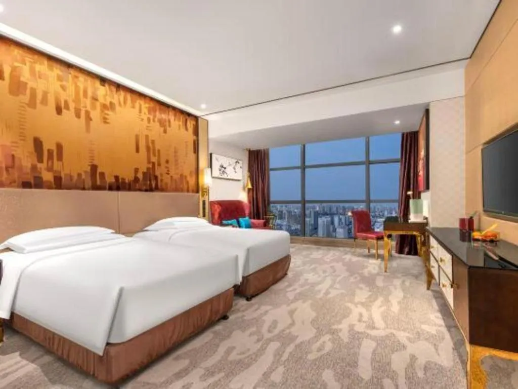 Bed in Shijiazhuang Ximeijin Continental Hotel