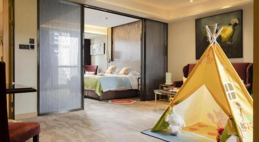 Bed in Shijiazhuang Ximeijin Continental Hotel