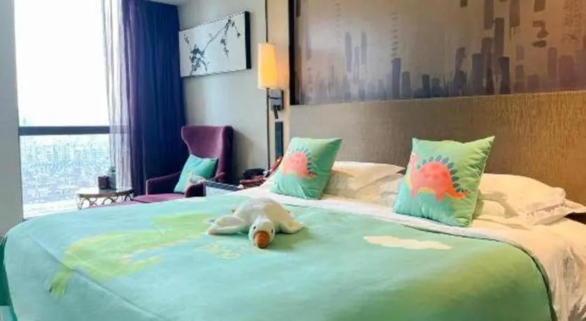 Bed in Shijiazhuang Ximeijin Continental Hotel