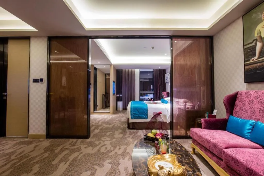 Bed in Shijiazhuang Ximeijin Continental Hotel