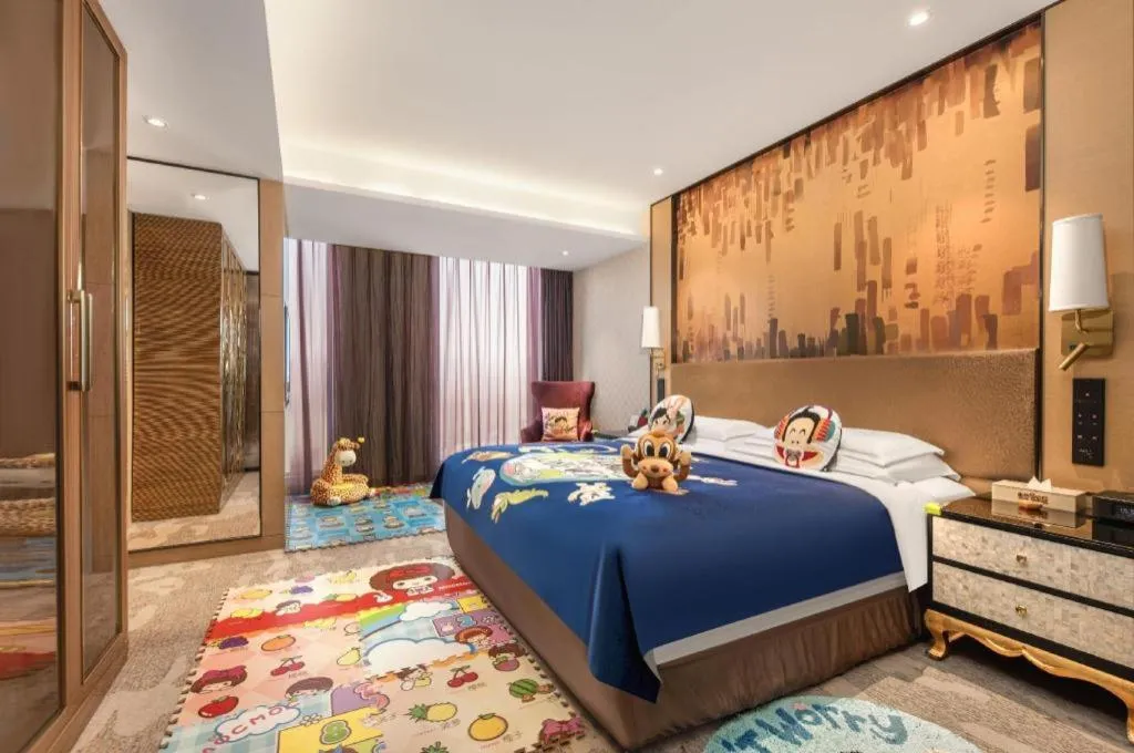 Bed in Shijiazhuang Ximeijin Continental Hotel