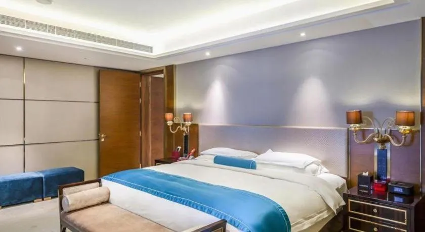 Bed in Shijiazhuang Ximeijin Continental Hotel