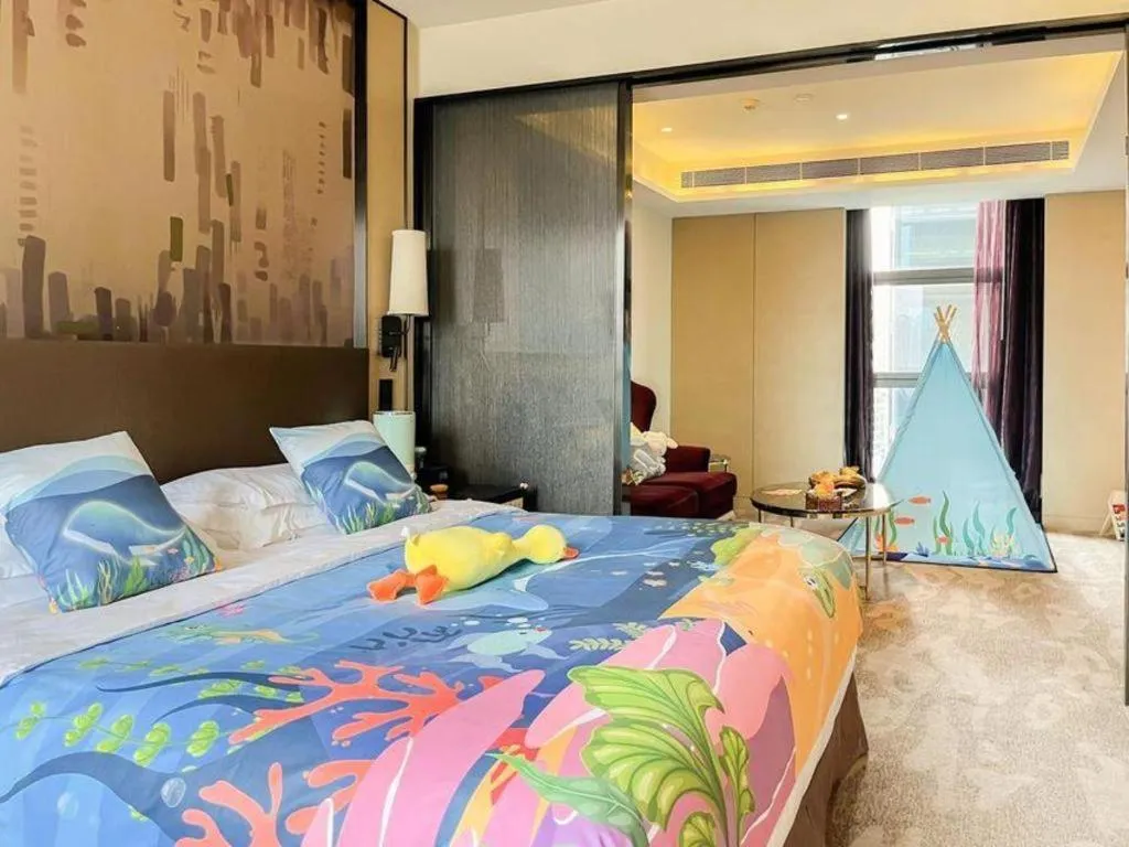 Bed in Shijiazhuang Ximeijin Continental Hotel