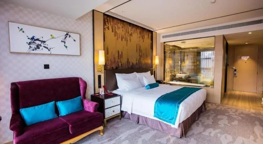 Bed in Shijiazhuang Ximeijin Continental Hotel