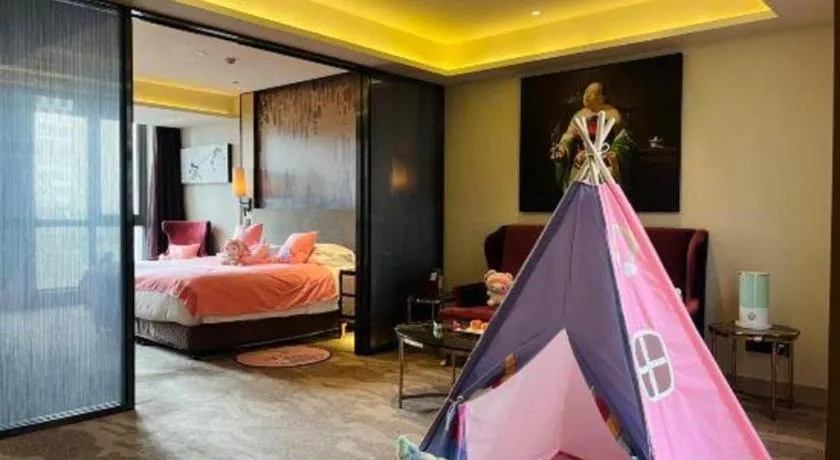 Bed in Shijiazhuang Ximeijin Continental Hotel