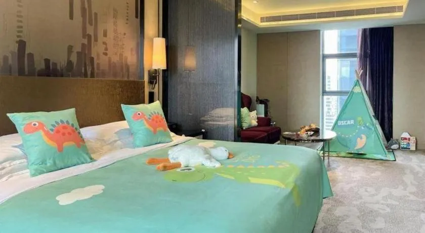 Bed in Shijiazhuang Ximeijin Continental Hotel