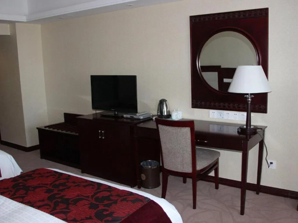 Bed in Dalian Southern Airline Pearl Hotel