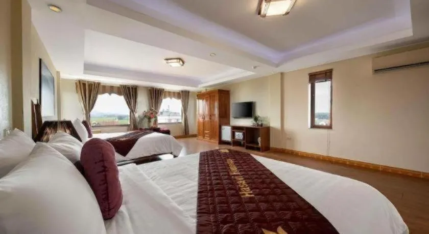 Bed in Viet Village Hotel