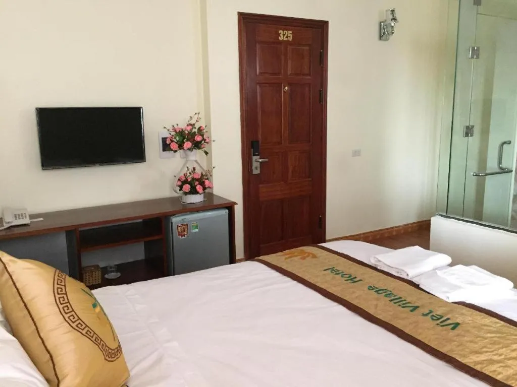 Bed in Viet Village Hotel
