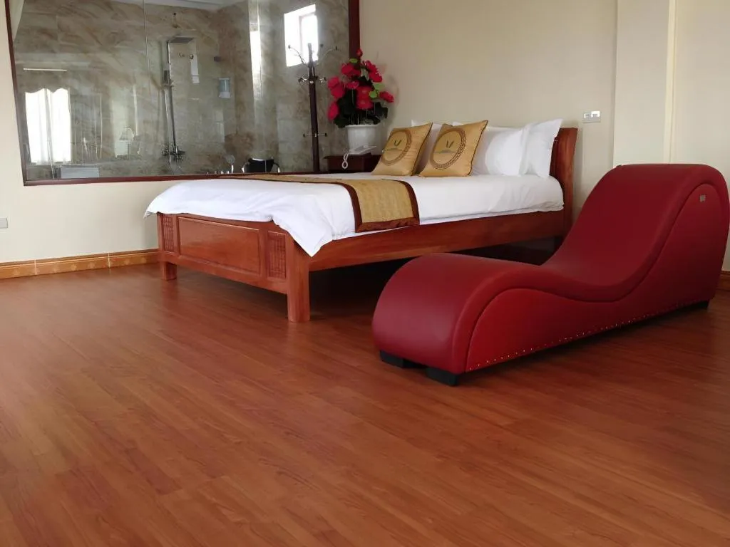 Bed in Viet Village Hotel