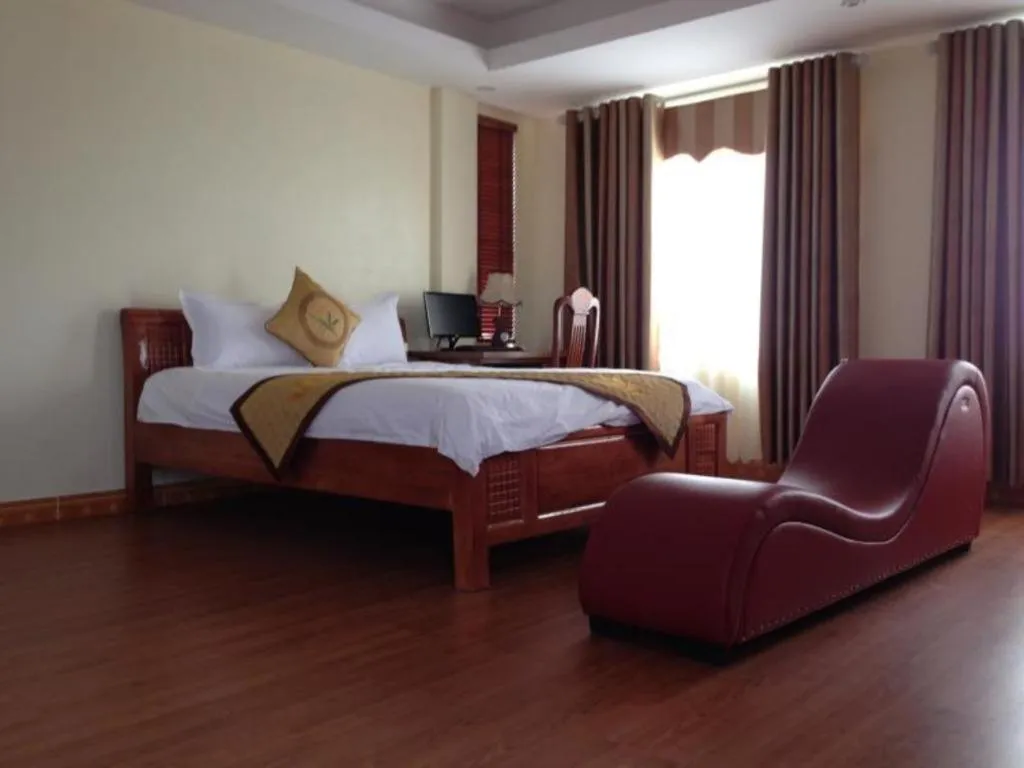 Bed in Viet Village Hotel