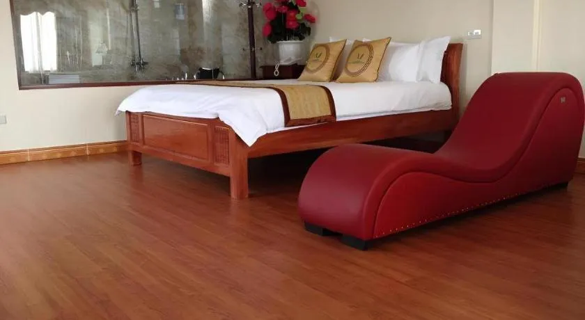 Bed in Viet Village Hotel