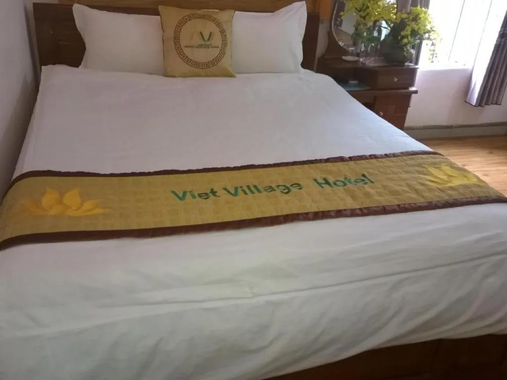 Bed in Viet Village Hotel