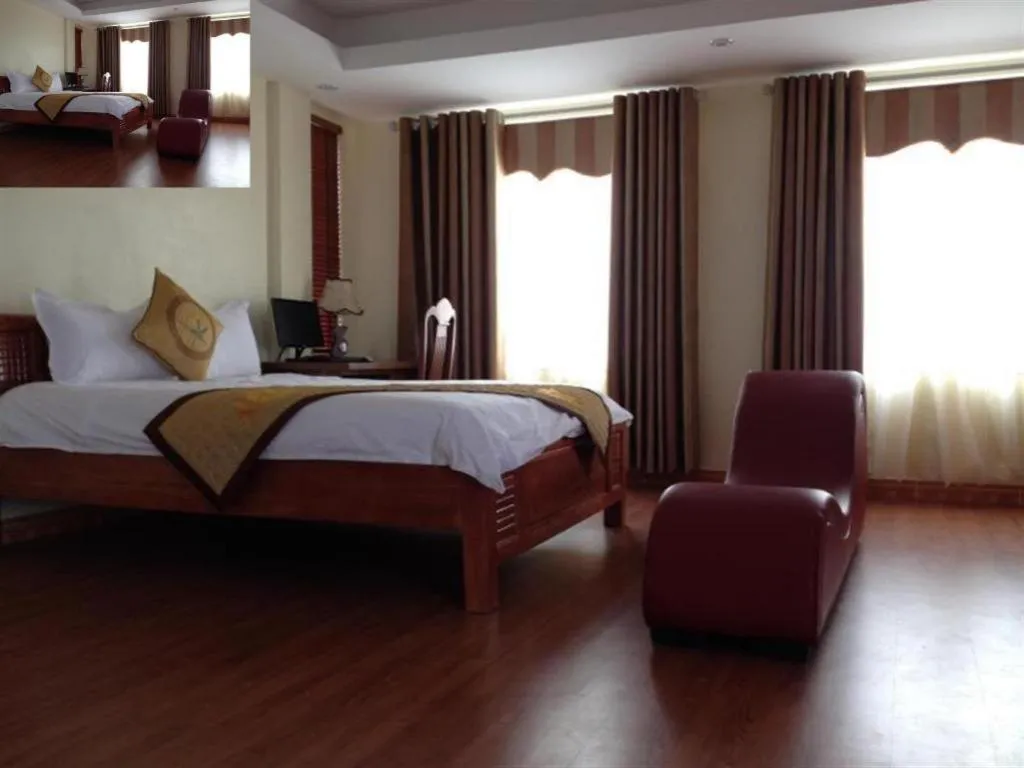 Bed in Viet Village Hotel