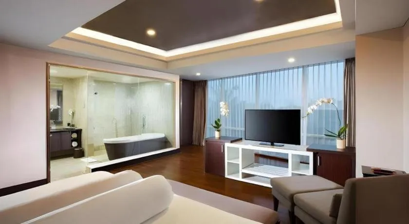 Bed in Indoluxe Hotel Jogjakarta