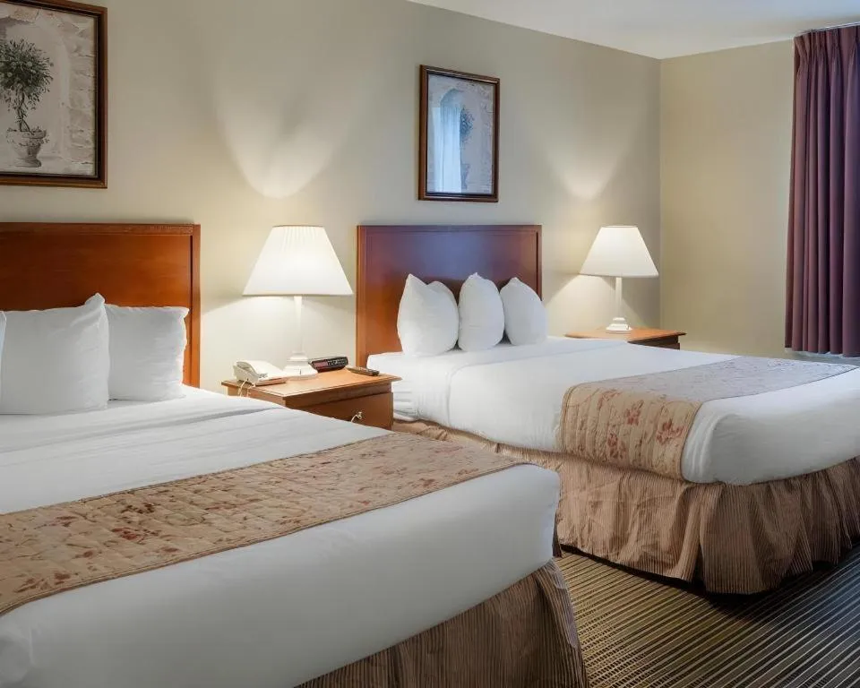 Bed in Rodeway Inn Greenville