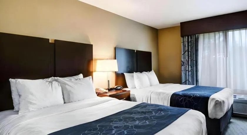 Bed in Comfort Suites near Hot Springs Park