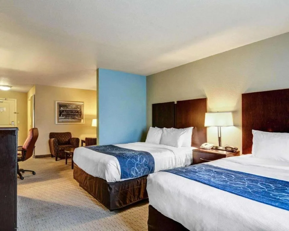 Bed in Comfort Suites near Hot Springs Park