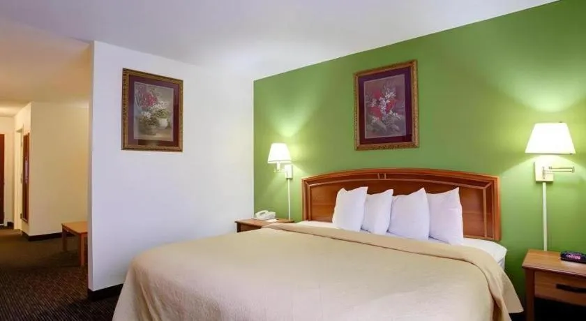 Bed in Quality Inn & Suites Austin Airport