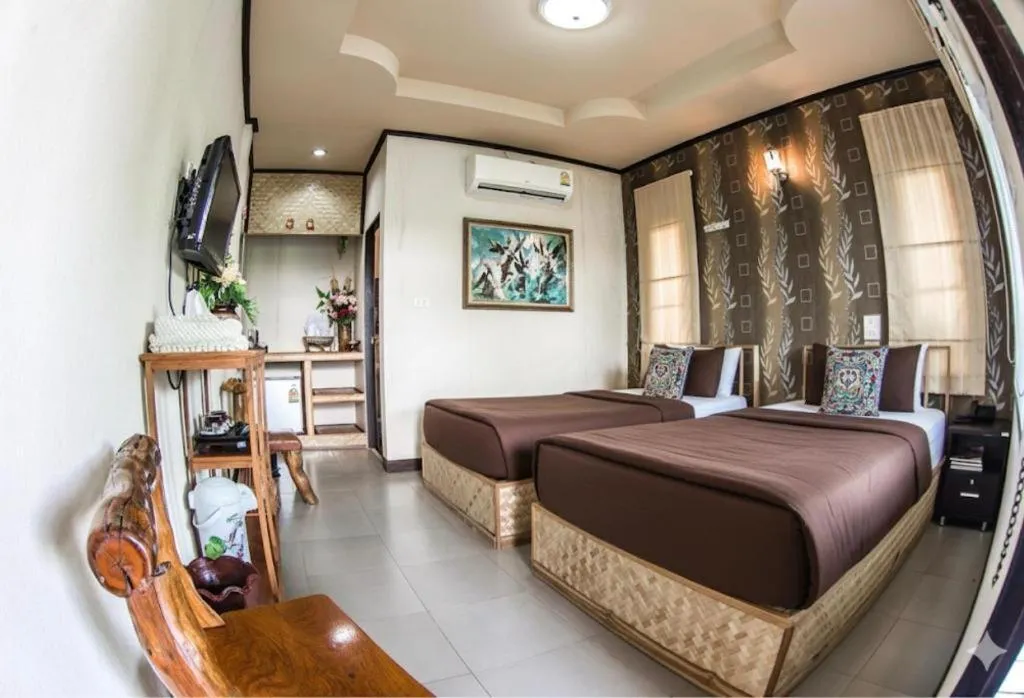 Bed in Ramiarndao Boutique Place Hotel