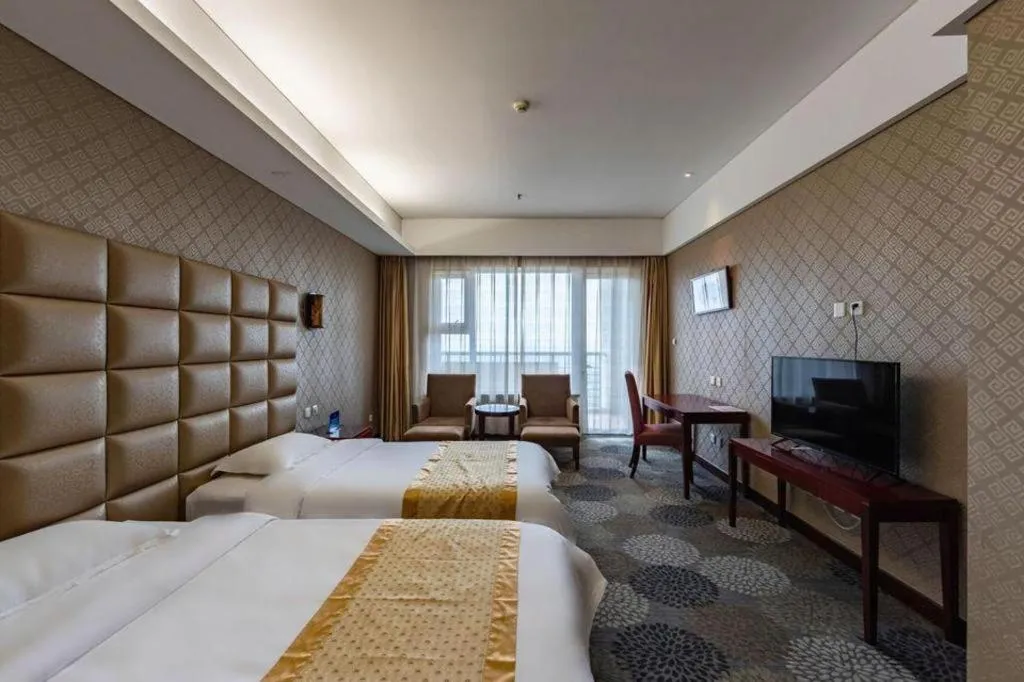 Bed in Beijing Qiaobo International Conference Hotel