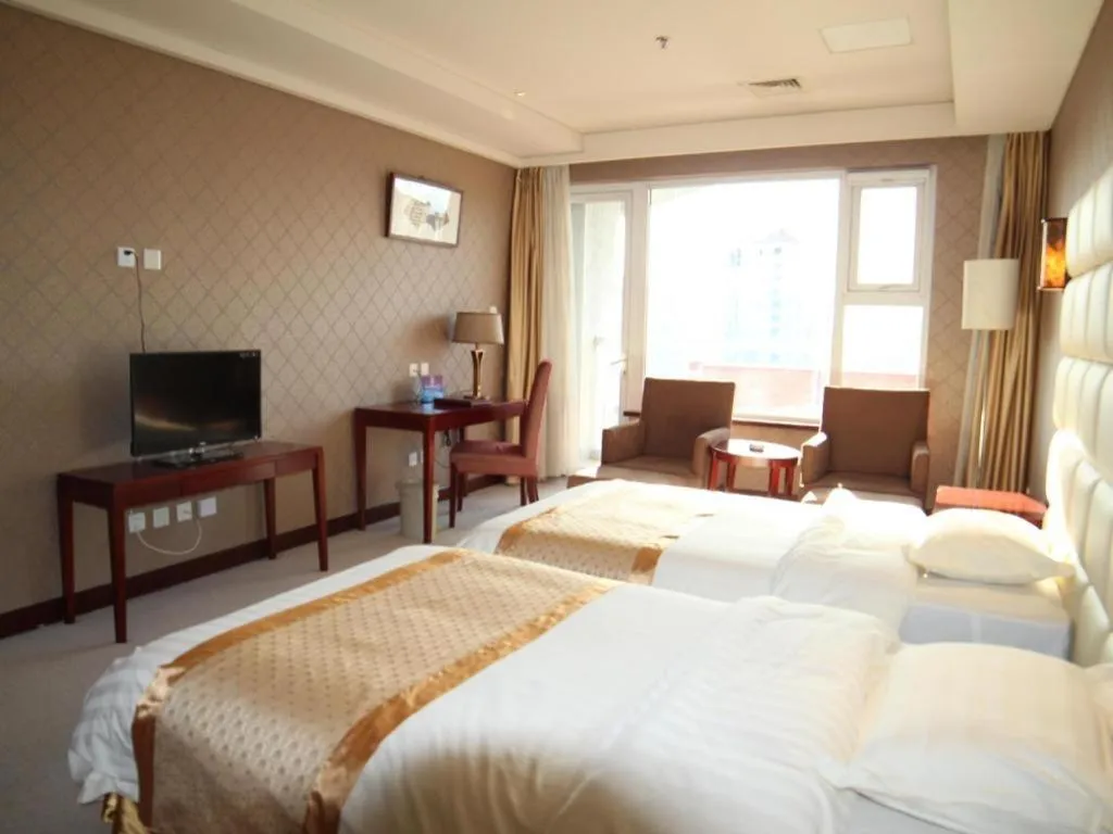 Bed in Beijing Qiaobo International Conference Hotel