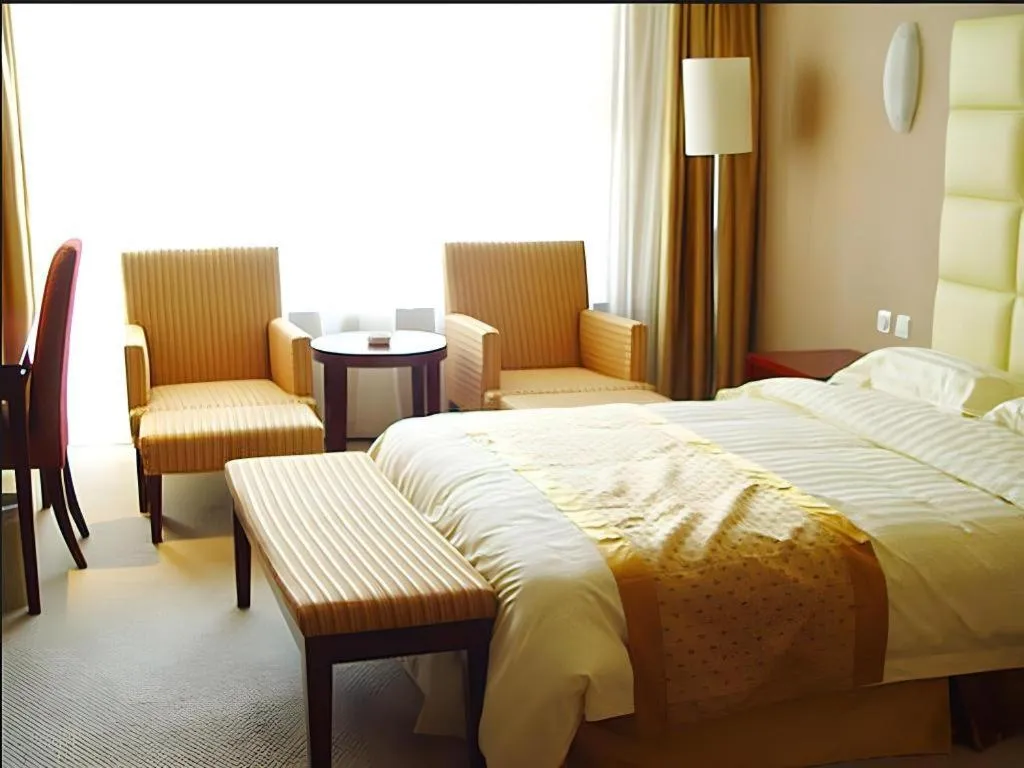 Bed in Beijing Qiaobo International Conference Hotel