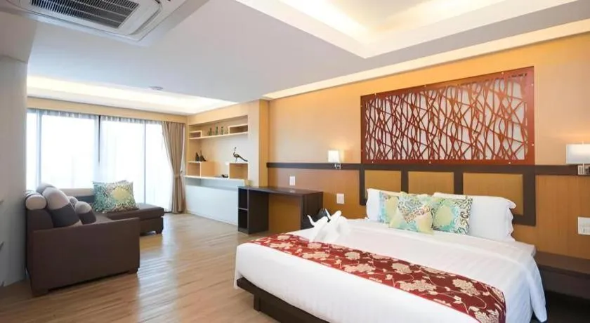 Bed in Phi Phi Nice Beach Hotel Hip