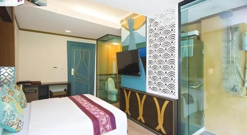 Bed in Phi Phi Nice Beach Hotel Hip