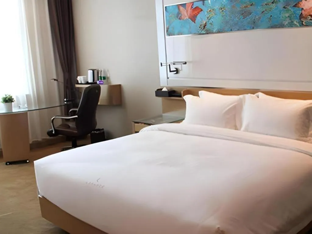 Bed in Lavande Hotel Guangzhou Financial City Tianhe Park Metro Station