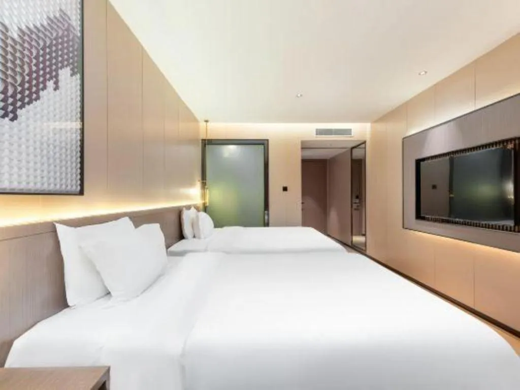 Bed in Lavande Hotel Guangzhou Financial City Tianhe Park Metro Station