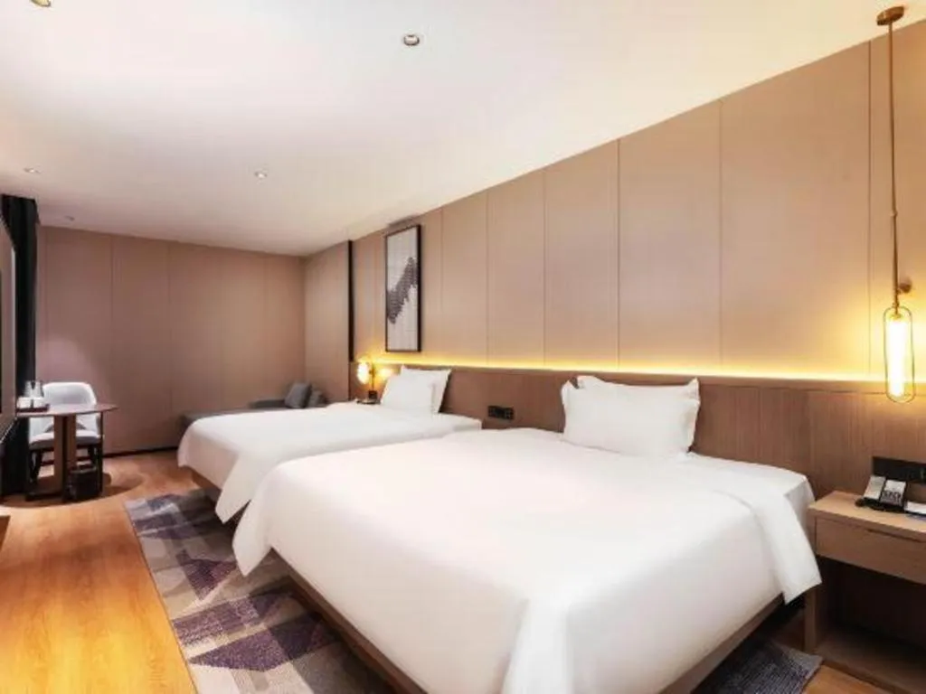 Bed in Lavande Hotel Guangzhou Financial City Tianhe Park Metro Station