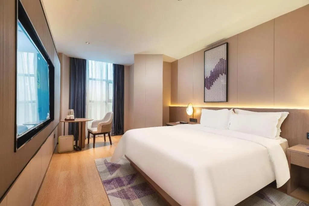 Bed in Lavande Hotel Guangzhou Financial City Tianhe Park Metro Station