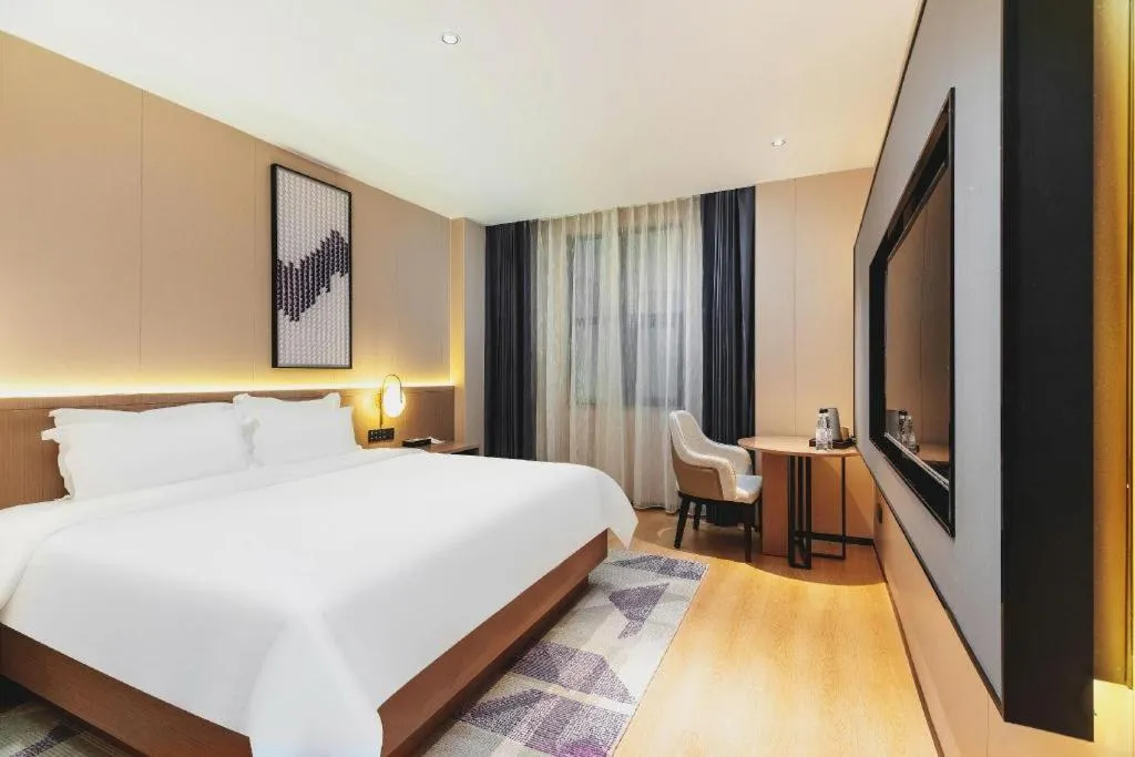 Bed in Lavande Hotel Guangzhou Financial City Tianhe Park Metro Station