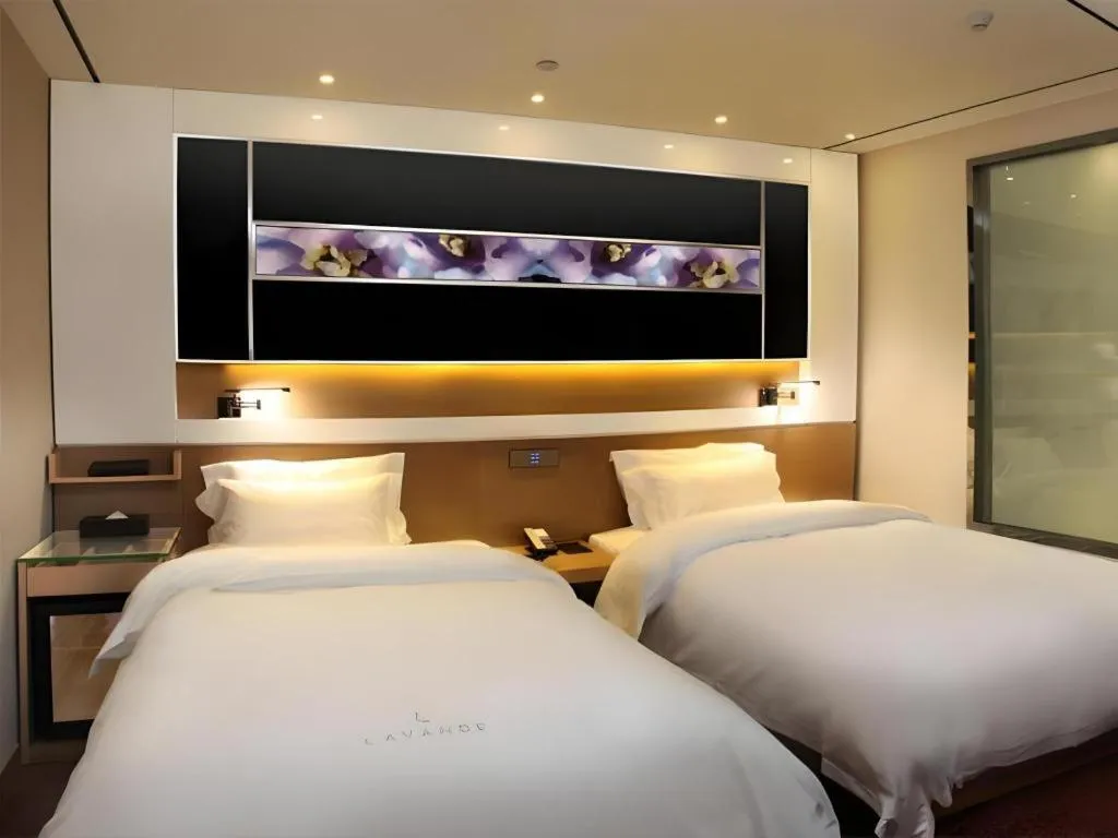 Bed in Lavande Hotel Guangzhou Financial City Tianhe Park Metro Station