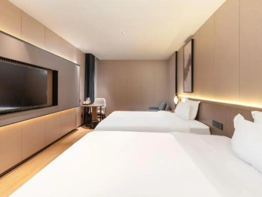 Bed in Lavande Hotel Guangzhou Financial City Tianhe Park Metro Station