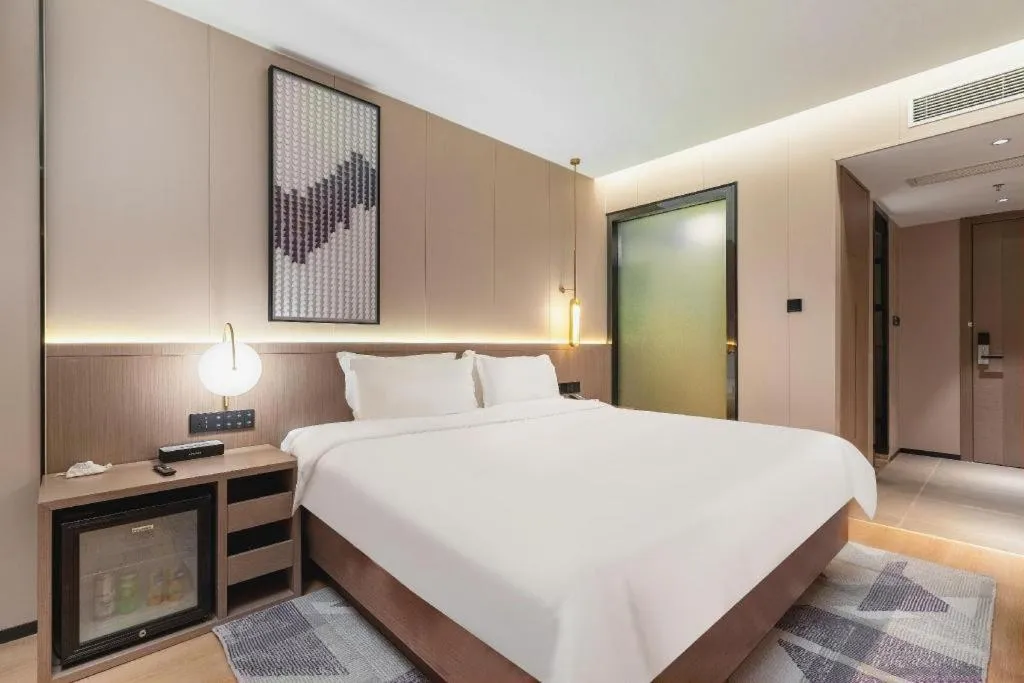 Bed in Lavande Hotel Guangzhou Financial City Tianhe Park Metro Station