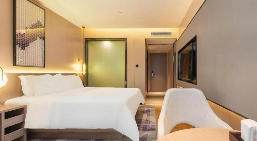 Bed in Lavande Hotel Guangzhou Financial City Tianhe Park Metro Station
