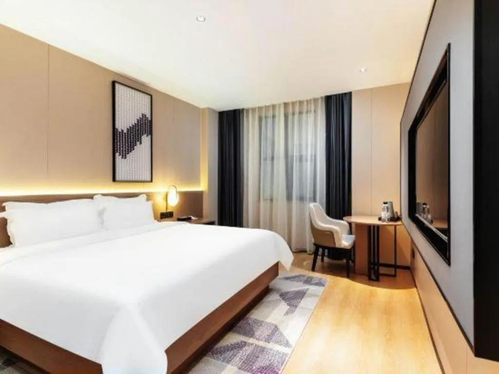 Bed in Lavande Hotel Guangzhou Financial City Tianhe Park Metro Station