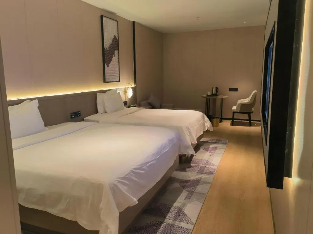 Bed in Lavande Hotel Guangzhou Financial City Tianhe Park Metro Station