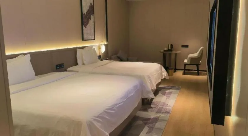 Bed in Lavande Hotel Guangzhou Financial City Tianhe Park Metro Station