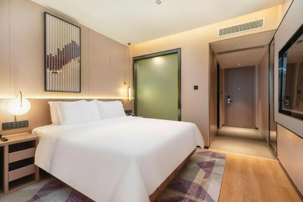 Bed in Lavande Hotel Guangzhou Financial City Tianhe Park Metro Station
