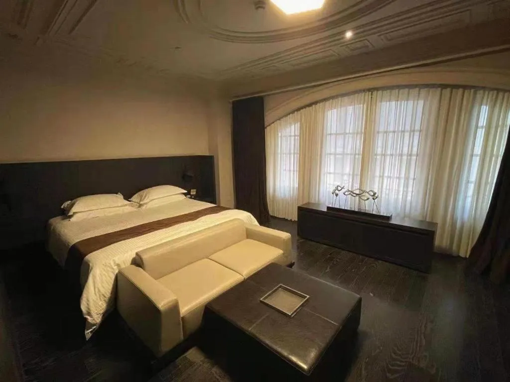 Bed in Jinjiang Inn Select Shanghai Nanjing Road Pedestrian Street