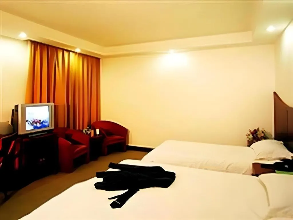 Bed in Jinjiang Inn Select Shanghai Nanjing Road Pedestrian Street