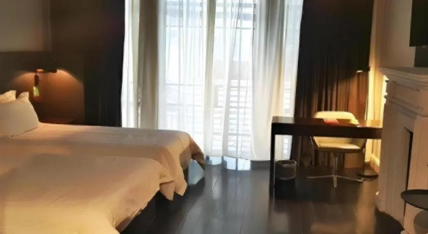 Bed in Jinjiang Inn Select Shanghai Nanjing Road Pedestrian Street