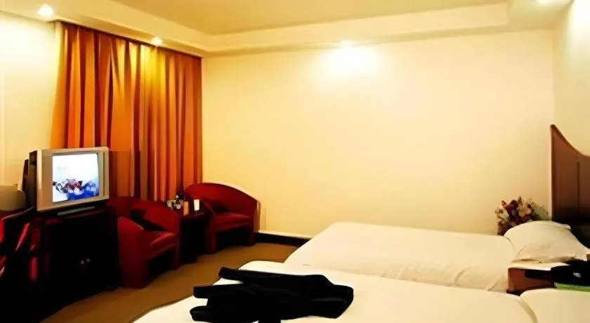 Bed in Jinjiang Inn Select Shanghai Nanjing Road Pedestrian Street